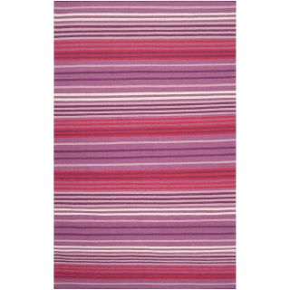 Country Living Hand woven Purple High Kite Wool Rug (36 X 56)