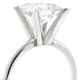 Absolute 14K Princess Cut 4 Prong Solitaire Ring   3ct