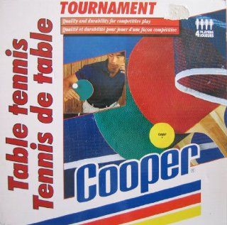 Cooper Tournament Table Tennis Set  Sports & Outdoors