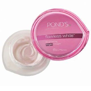Pond's Flawless White Re brightening Night Skin Bleaching Cream   50gms  Facial Spot Treatments  Beauty