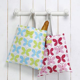 butterfly shopper bag by sweet home london