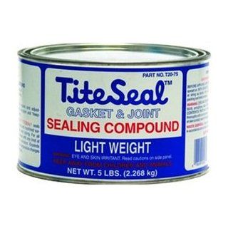 Tite Seal Light Weight Gasket & Joint Sealing Compounds Style Cap. Wt.1"lb, Qty12 per case, Price for 12 Cans   Pipe Joint Compound  