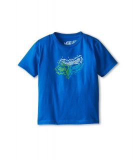 Fox Kids Shimmered S/S Tee Boys Short Sleeve Pullover (Blue)