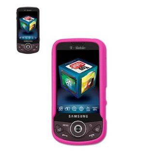 Hard Protector Skin Cover Cell Phone Case for Samsung T939 / Behold 2 T Mobile   Hot Pink Cell Phones & Accessories