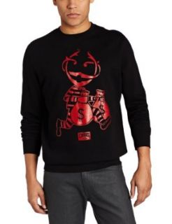 Crooks & Castles Men's Knit Crew Sweatshirt Monopoly, Black, Small at  Mens Clothing store