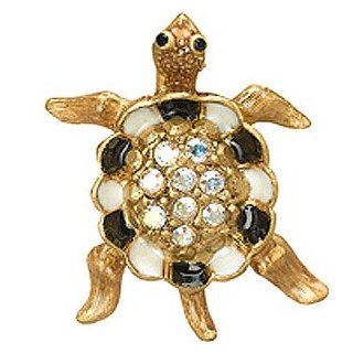 Jay Strongwater Turtle Tack Pin Jewelry