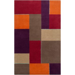 Transitional Harlequin Hand tufted Multi Opaque Geometric Pattern Wool Rug (8 X 10)