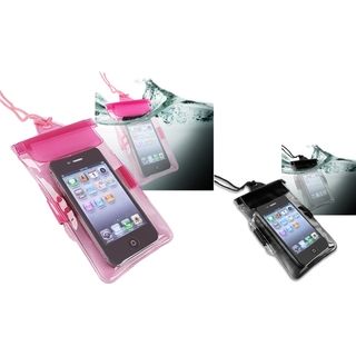 BasAcc Black/ Hot Pink Clear Waterproof Cases for Motorola Droid RAZR XT910 BasAcc Cases & Holders
