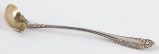 Wallace Rose (Sterling, 1898/1888, No Monograms) Mustard Spoon   Sterling, 1898/