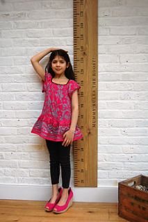 'mum rules' height chart by lovestruck interiors