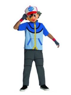 Rubie'S Costume Co Boys Pokemon Trainer Ash Ketchum Costume With Mask Childrens Costumes Clothing
