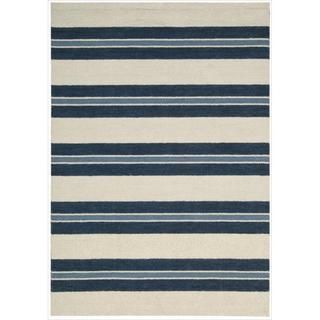 Barclay Butera Awninig Stripe Oxford Rug (79 X 1010) By Nourison