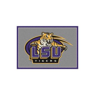 Milliken 7 ft 8 in x 10 ft 9 in Rectangular College Spirit LSU Area Rug