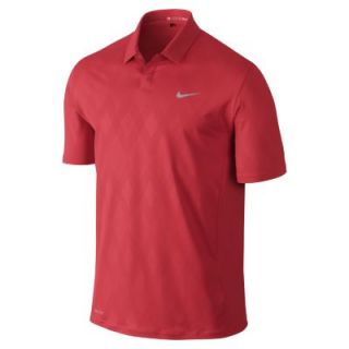 Nike TW Seasonal Embossed Mens Golf Polo   Action Red