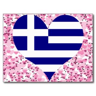 Buy Greece Flag Postcard