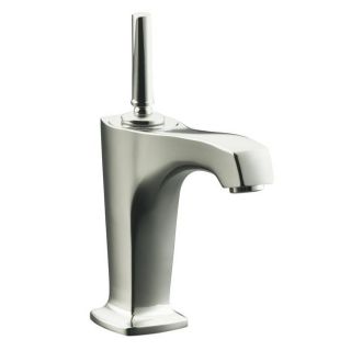 Kohler K 16230 4 sn Vibrant Polished Nickel Margaux Single control Lavatory Faucet With 5 3/8 Spout And Lever Handle