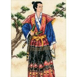 Gold Collection Petite The Samurai Counted Cross Stitch Kit 5x7
