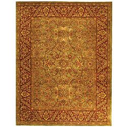 Safavieh Handmade Golden Jaipur Green/ Rust Wool Rug (83 X 11)