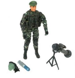 118 Elite Force Army Desert Ops Support Weapon Team Toys & Games