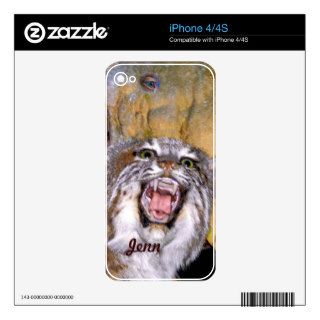Bizarre 2 Cave Eyes and Lion Kid's Fantasy iPhone 4 Decals