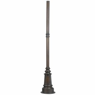 Outdoor Oil Rubbed Bronze Lighting Post With Base