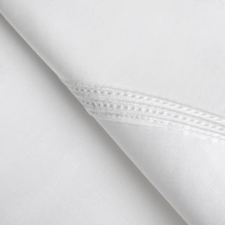 Westport Linens Inc Hemstitch Embroidery Egyptian Cotton 800 Thread Count Sheet Set Or Pillowcase Separates White Size King