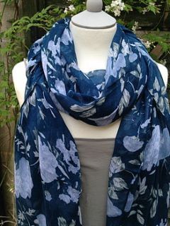 pretty peony rose scarf by french grey interiors