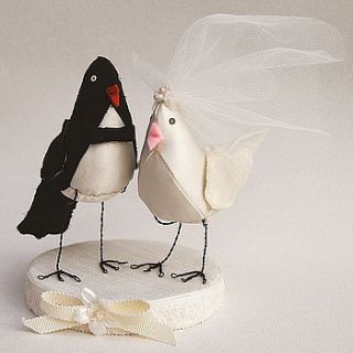 love birds cake topper by leah halliday