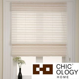 Chicology Serenity Rice Roman Shade (30 In. X 72 In.)