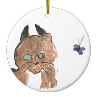 Should IDan, the Kitten, and a Butterfly Christmas Ornament