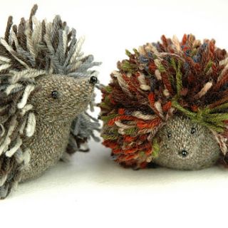 handmade hedgehog paperweight by mirjami design