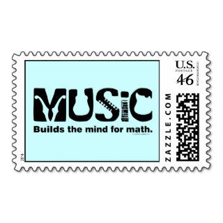 Music And Math Stamp