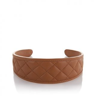 Clever Carriage Company Quilted Leather Headband