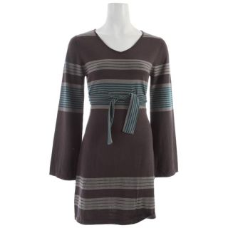 Prana Sydney Sweater Dress Coal   Womens