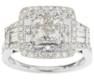 Michael Beaudry 1.70 ct tw Diamond Round & Baguette Ring, 14K Gold —