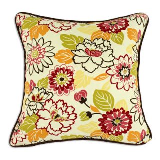 Chooty & Co Maya Poppy Corded Cotton Pillow