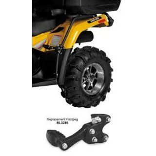 QUADBOSS FENDER PROTECTORS WITH PASSENGER FOOTPEGS FOR ARTIC CAT SERIES ATVS GLOSSY FINISH (673074) Automotive