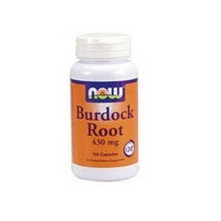 NOW Foods Burdock Root, 100 Capsules / 430mg Health & Personal Care