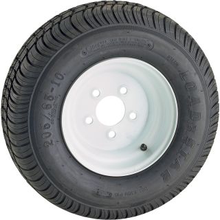 Kenda High Speed Standard Rim Design Trailer Tire Assembly — 5-Hole, 205/65-10  10in. High Speed Trailer Tires   Wheels