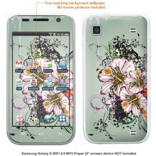 Protective Decal Skin Sticke for Samsung Galaxy S WIFI Player 4.0 Media player case cover GLXYsPLYER_4 420 Cell Phones & Accessories
