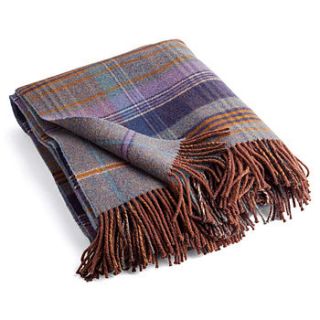 scottish reversible throw by home address