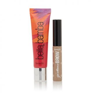 Benefit Gimme Brow & Bella Bamba Lip Gloss Duo   Light/Medium