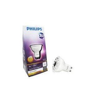 Philips 6 Watt (50W) MR16 GU10 3000K (Bright White) LED Flood Light Bulb   Led Household Light Bulbs  
