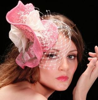 fascinator hat  shell headpiece by hatsonheads