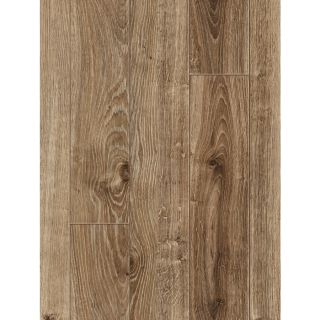 allen + roth 4.96 in W x 4.23 ft L Driftwood Oak Handscraped Laminate Wood Planks