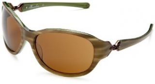 Oakley Women's Abandon Sunglasses,Moss Frame/Dark Bronze Lens,one size Clothing