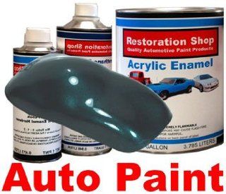 Dark Teal Metallic ACRYLIC ENAMEL Car Auto Paint Kit Automotive