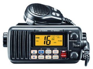 Icom IC M422 Fixed Mount VHF Marine Radio (Black) GPS & Navigation