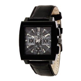 English Laundry Men's EN003 English Collection Black Ion Plated Chronograph Watch Watches