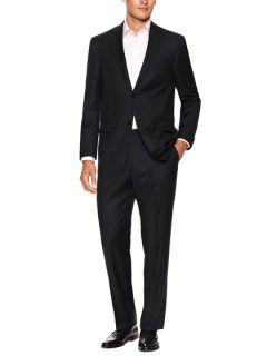 Tonal Herringbone Suit by hickey